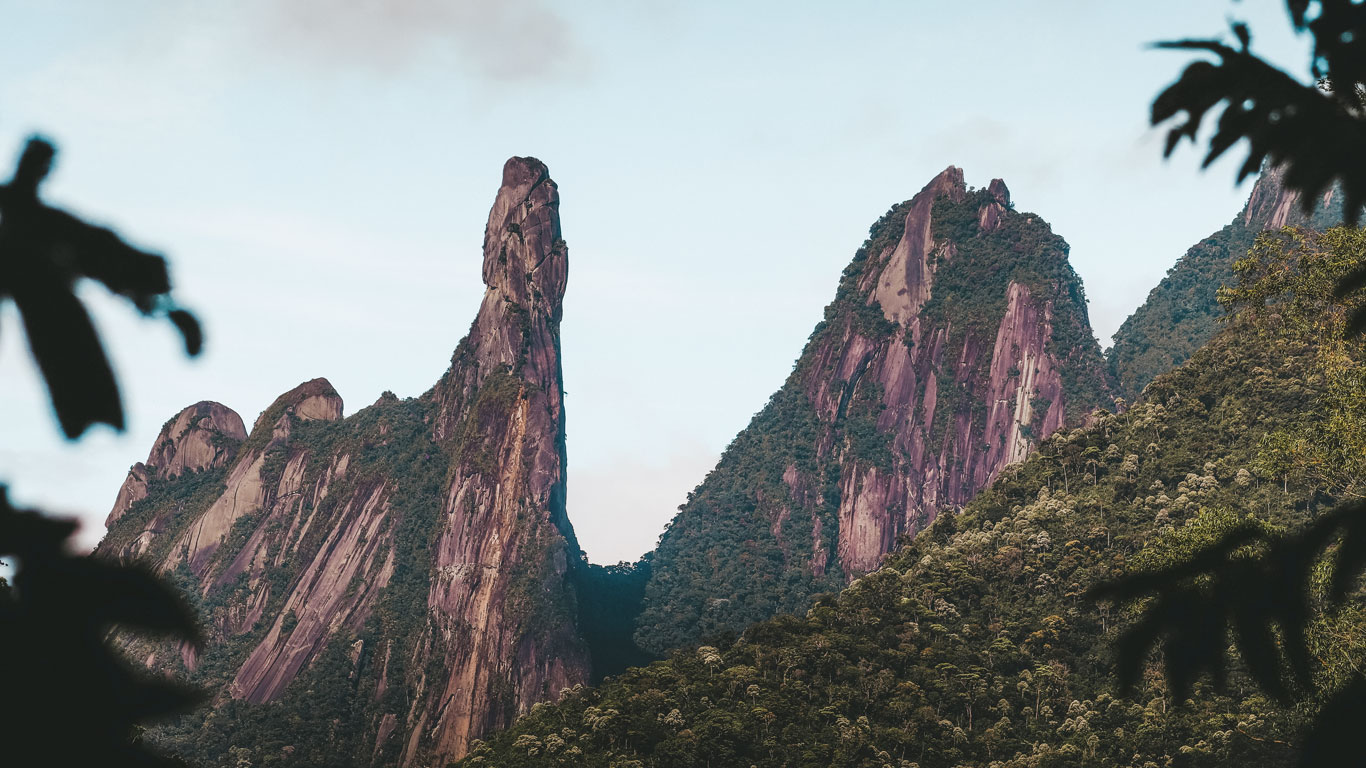 Vista de la Serra dos Órgãos en Teresópolis.